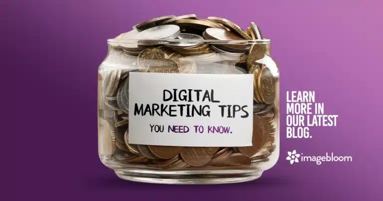 Digital Marketing Tips You Need to Know - graphic of money jar